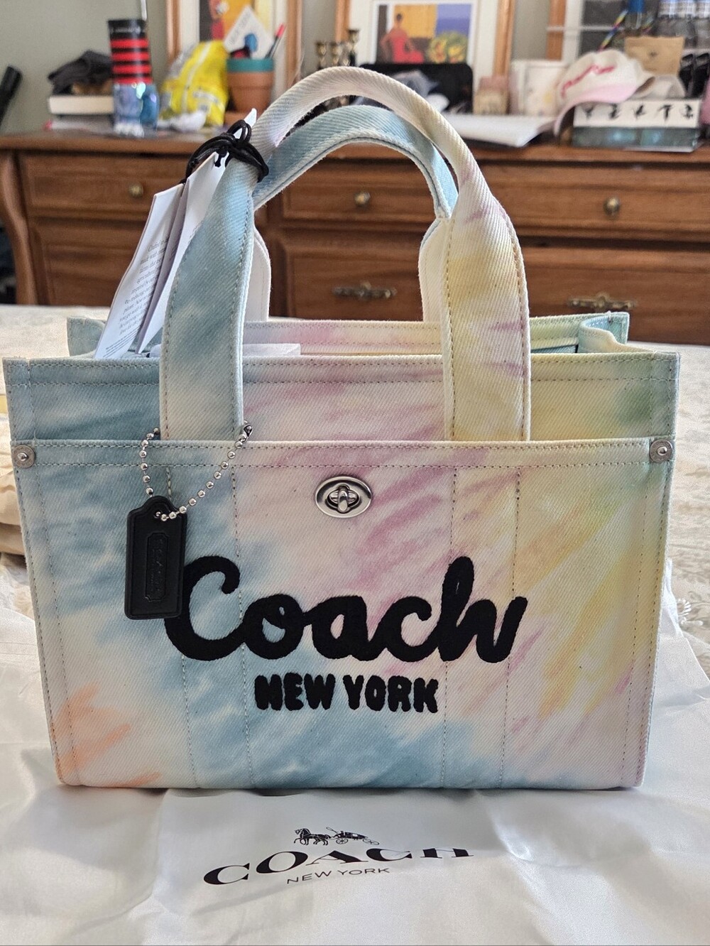 Coach Pride 2024 Rainbow Cargo Tote